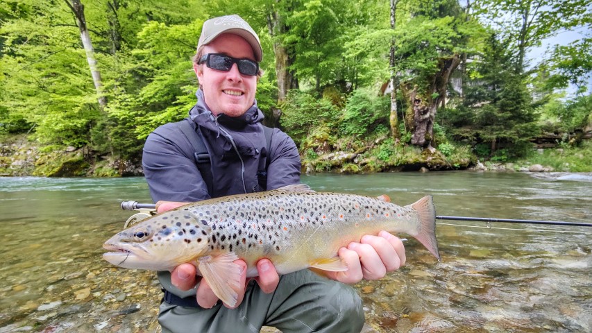 brown trout April.